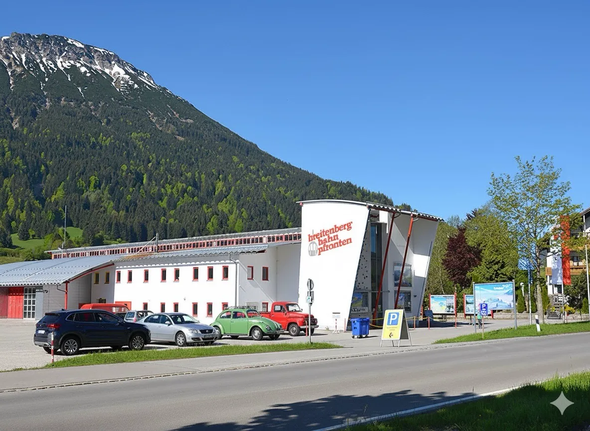 Parkplatz an der Breitenbergbahn Talstation