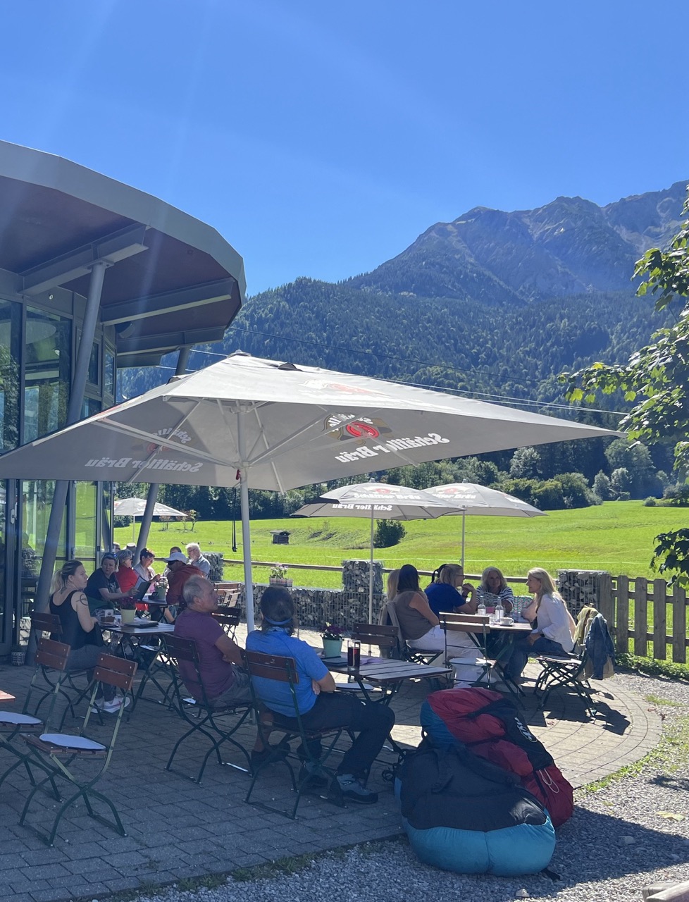 Café terrace Breitenberg cable car - Cozy atmosphere for celebrating afterwards