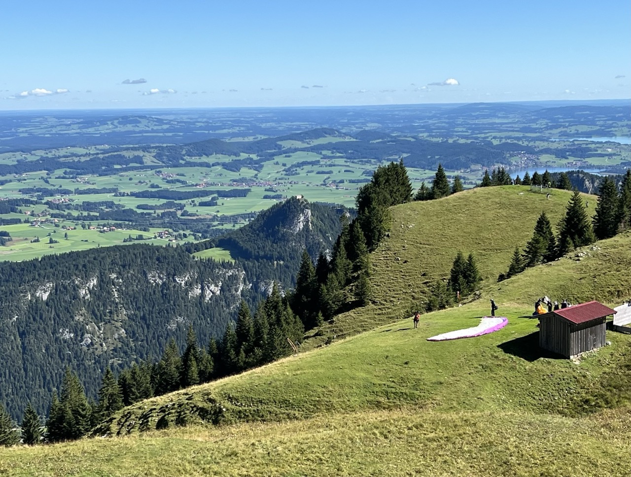 Startplatz Stütze 9 - Almwiese unterhalb des Kesselmoos