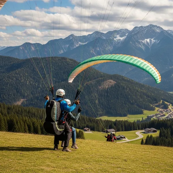 Tandemflug Start am Breitenberg Pfronten