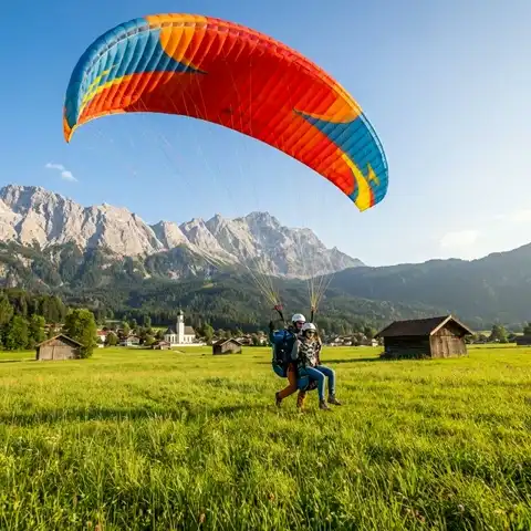 Tandem-Landung im Allgäu